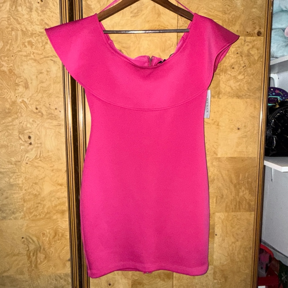 Guess Fuchsia Mini Dress